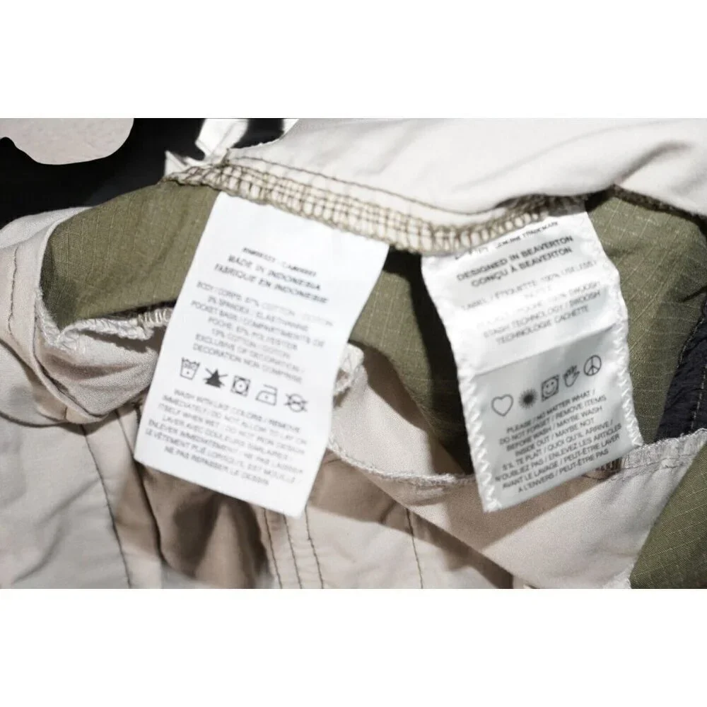 Nike SB Cargo Shorts Men's Size 32 Green Ripstop Utility Skateboarding Shorts